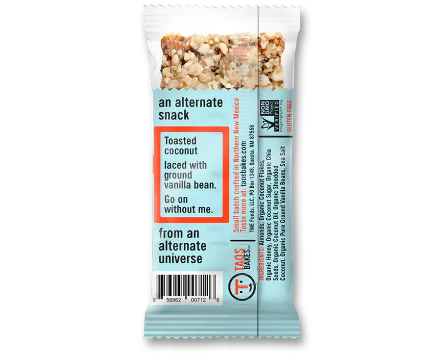 Taos Bakes | TOASTED COCONUT + VANILLA BEAN (Box of 12)