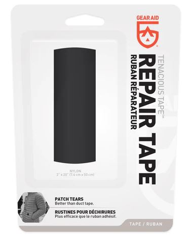 GEAR AID | TENACIOUS TAPE REPAIR TAPE CLEAR 3" X 20"