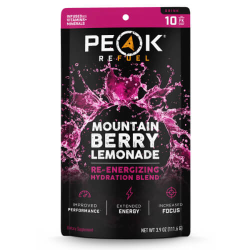 Peak Refuel | MOUNTAIN BERRY LEMONADE RE-ENERGIZING DRINK STICKS
