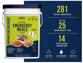 45 days Emergency Meals - Augason Farms