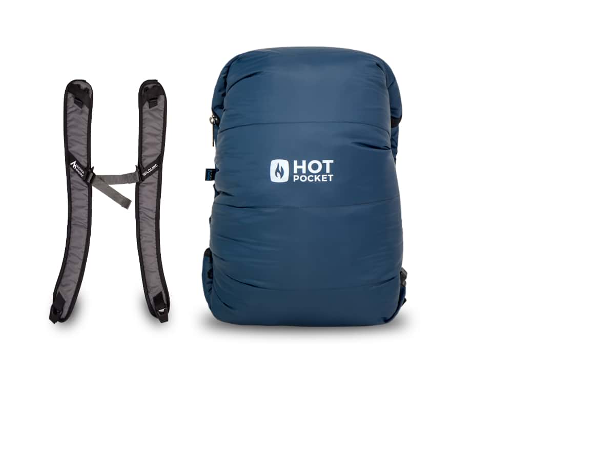 Hot Pocket | Instant Warmth Anywhere  Large + Strap Pack / No I'll use my own USBC battery. / No I'll use my own charger