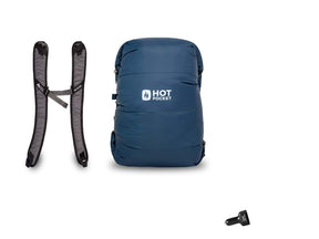 Hot Pocket | Instant Warmth Anywhere  Medium + Strap Pack / No I'll use my own USBC battery. / Auto Charger for Car