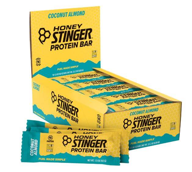 Honey Stinger | Coconut Almond Protein Bar (Box of 15)