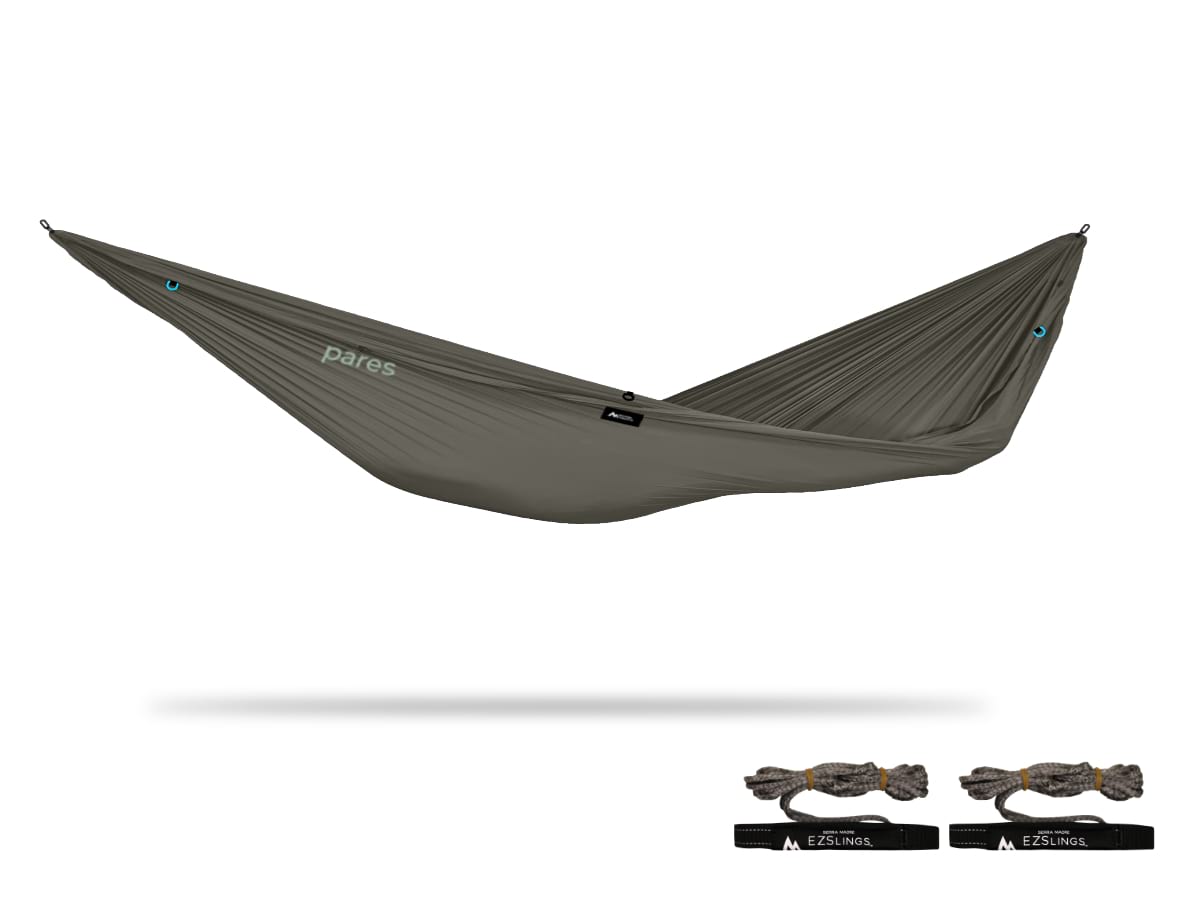 *SPECIAL OFFER | Pares | Spaciously Comfy Camping Hammock Weighs 15oz Hammock