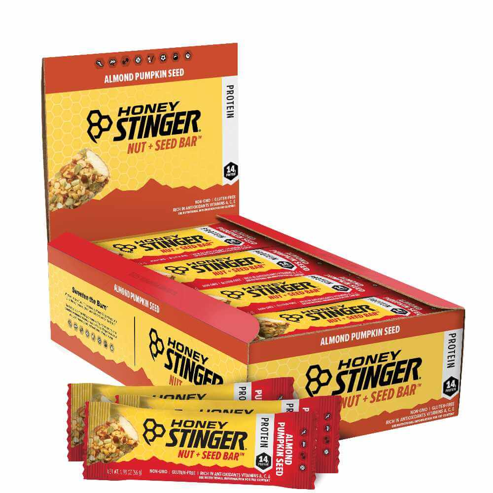 Honey Stinger | Almond Pumpkin Nut + Seed Bar (Box of 12)