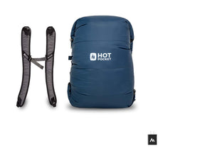 Hot Pocket | Instant Warmth Anywhere  Large + Strap Pack / No I'll use my own USBC battery. / Eco Charger for Home