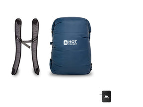 Hot Pocket | Instant Warmth Anywhere  Medium + Strap Pack / No I'll use my own USBC battery. / Lightning Charger for Home (Fastest)