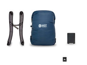 Hot Pocket | Instant Warmth Anywhere  Medium + Strap Pack / Power Pack UL (High Performance Light Weight). / Eco Charger for Home