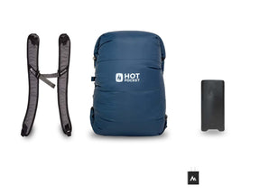 Hot Pocket | Instant Warmth Anywhere  Medium + Strap Pack / Power Pack XL (High Performance Long Duration) / Eco Charger for Home