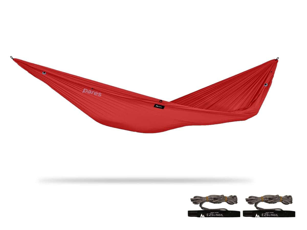 *SPECIAL OFFER | Pares | Spaciously Comfy Camping Hammock Weighs 15oz Hammock