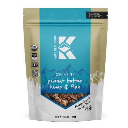 Kate's Real Food | PEANUT BUTTER HEMP & FLAX SNACK BITES