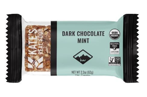 Kate's Real Food | DARK CHOCOLATE MINT BARS (Box of 12)