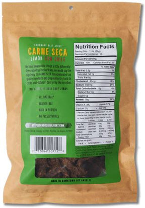 People's Choice Beef Jerky | CARNE SECA LIMON CON CHILE BEEF JERKY (2.5 OZ)