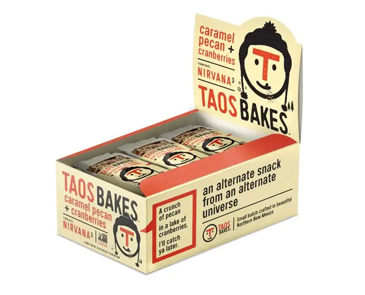 Taos Bakes | CARAMEL PECAN + CRANBERRIES (box of 12)