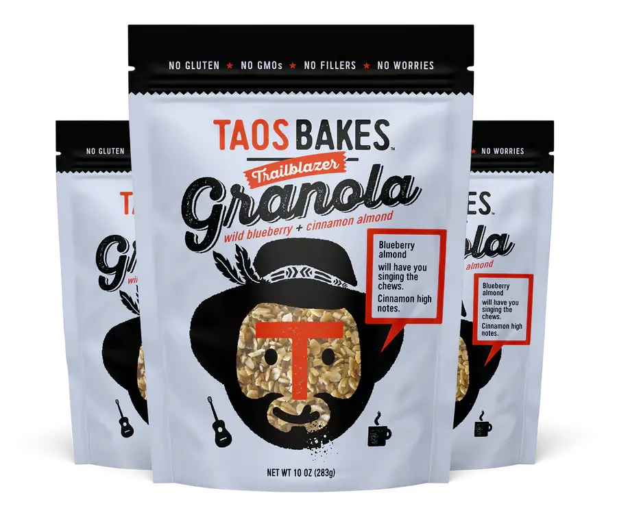 Taos Bakes | TRAILBLAZER GRANOLA - WILD BLUEBERRY + CINNAMON ALMOND