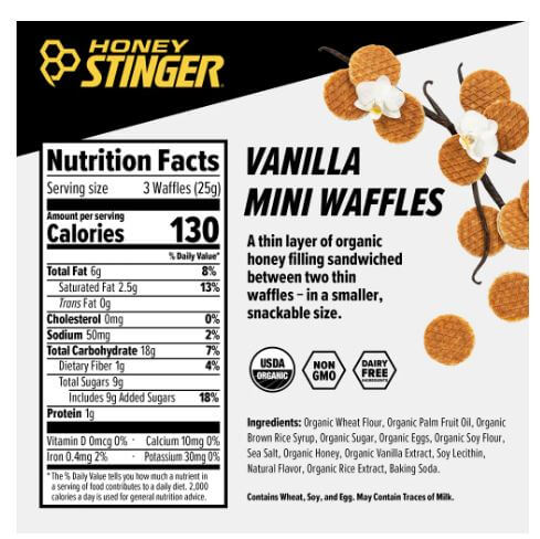 Honey Stinger | VANILLA MINI WAFFLES